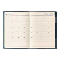 【2025年4月版】NOLTY エクリ A5-4 片側1週間+ノート 日曜始まり コーラルリーフ 9677 1冊（直送品）