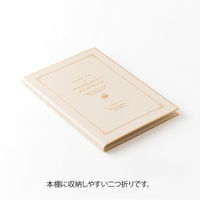 デザインフィル カラー色紙 寄せ書きシール24枚付き 二つ折り B5 本型 ベージュ 33292006 1冊（直送品）