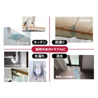 【防災用品】グリーンオーナメント 防災用吸水シート 7L 浸水対策 水漏れ対策 60439 1パック（10枚入）