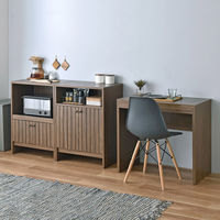 4FUL 佐藤産業 TIFFY デスク 幅600×奥行450×高さ720mm ブラウン TF72-60DS BR 1台（直送品）