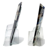 KMA カタログホルダー 卓上 壁掛け A4 三つ折り用 K-CH-020 1台（直送品）