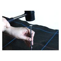 ミナト電機工業 【メール便】黒丸付き 押さえ杭 黒丸釘 15cm 《10本セット》 KK-15-10P 1個（直送品）