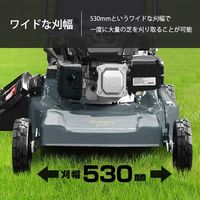 ミナト電機工業 自走式エンジン芝刈り機 LMC-530KZ 1個（直送品）