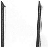 ミナト電機工業 【メール便】Uピン杭+黒丸付き 30cm 10本セット mt-0015217 1個（直送品）