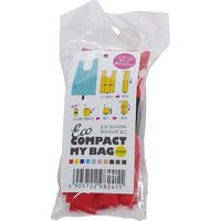 丸玉工業 コンパクトマイバッグ ミニ(レッド) 90319848 1枚（直送品）