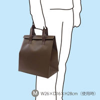丸玉工業 ライトクーラーバッグ M(ブラウン) 90394278 1枚（直送品）