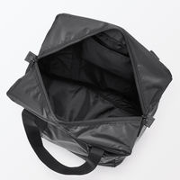 無印良品 たためる 撥水縦型ボストンバッグ 黒 良品計画