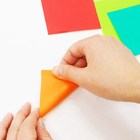 エヒメ紙工 単色いろがみ7.5cm100枚 あか AI-SEN2 1冊