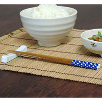 アオバ 箸 食洗機対応 スス竹 ピリオド 青 18cm 4970112232155 1個