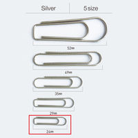 アックスコーポレーション ゼムクリップ 小 24mm A-GES24 1個