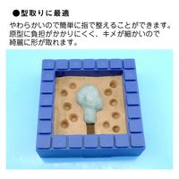 日本教材製作所 日本教材 超軽量油粘土 型どり用油粘土 ピュアクレイ ブラウン 約150g NKZ0867 1個