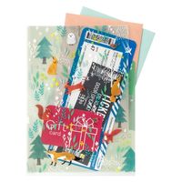 デザインフィル 3ポケットクリアホルダー A5 北欧動物柄 35566006 1冊