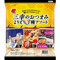 三幸製菓 三幸のおつまみ3種アソート 157g 6袋 三幸製菓 おつまみ おかき 小袋 小分け