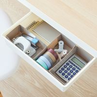 リヒトラブ Roomy 仕切りケース 小物収納 整理トレー 仕分け お薬ケース 組立式 A5 1/3 ブラック A798-24 1組