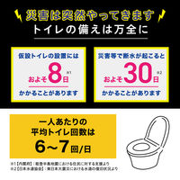 【簡易トイレ】アイリスオーヤマ 非常用トイレ スタンダードタイプ 10ｇ　BTS10ー100　 1箱（100回分）