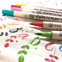 呉竹 ZIG fabricolorツイン 24色セット TC-4000A/24V 1個（直送品）