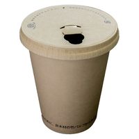 武蔵野産業 紙コップ バンブー紙カップ 厚紙 12oz 4580311244226 1セット(1袋(50個入)×10)（直送品）