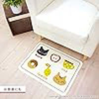 オカ　クロネコ　洗えるマット　45×60cm　62425　1枚（直送品）