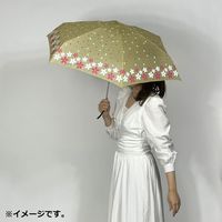 スギタ ポケブレラ 極小5段マイクロ 雨晴兼用傘 桜柄 ベージュ 4571145770180 1本（直送品）