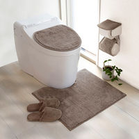 オカ　コクーン　便座クッション　ブラウン　39915　1枚（直送品）