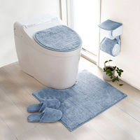 オカ　コクーン　トイレフタシート　ブルー　39922　1枚（直送品）