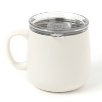 保冷保温 フタ付マグカップ（390ml） アイボリー LAKOLE/ラコレ