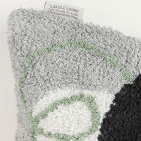 タフトクッションカバー グレー LAKOLE/ラコレ