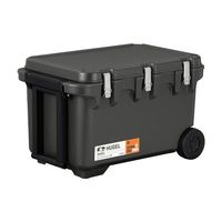 エスコ 731x460x454mm/60L クーラーボックス(グレー) EA917AL-58 1個（直送品）