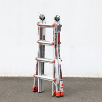 エスコ 2.3m 梯子兼用脚立(伸縮式) EA905EC-4A 1台（直送品）