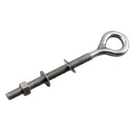 エスコ M10x 88mm ロングアイボルト(ステンレス製) EA638SV-68 1セット(6個)（直送品）