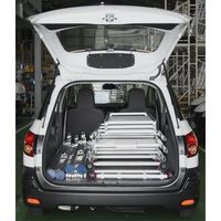 エスコ 4.63m 高所作業台(アウトリガー付/アルミ合金製) EA905PA-12 1式（直送品）