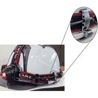 エスコ ヘッドライトベルトクリップ(ヘルメット用/4個) EA758CW-60A 1セット(8セット)（直送品）