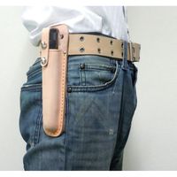 エスコ 48x190mm ライトケース(牛革・ナチュラル) EA925MJ-3B 1セット(3個)（直送品）