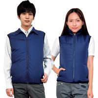 岡潮 空調ベストセット20201 ネイビー LL ブラシレスファン・モバイルバッテリー付 20201N-LL-0930 1式（直送品）