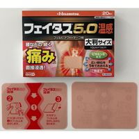 フェイタス 5.0温感大判サイズ 20枚 久光製薬 関節痛 筋肉痛 腰痛 腱鞘炎【第2類医薬品】