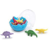 三洋堂 恐竜たまご型カプセル消しゴム2 4493 1箱（24個）