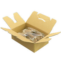 【60サイズ】テープレスダンボール 外寸：297×187×96mm 1セット（1パック（10枚入）×10） フジケース