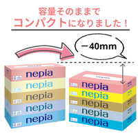 ティッシュペーパー ネピアティシュ150W5P フレッシュパルプ100% 150組 1セット（1個（5箱入）×18）王子ネピア