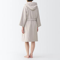 無印良品 ガーゼパイルバスガウン 男女兼用ＬーＸＬ ベージュ 良品計画