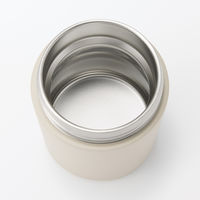 無印良品 広口で洗いやすい 保温保冷 スープジャー ３００ｍＬ グレーベージュ 良品計画