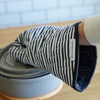 DEAN&DELUCA（ディーン&デルーカ） オーブンミット　ストライプ 4570119223745 1個