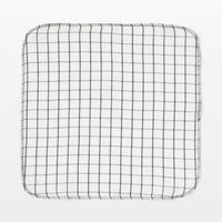 無印良品 インド綿 先染めふきん ６枚組 チャコールグレー 約４０×４０ｃｍ 良品計画