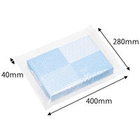 軽梱包用エアー緩衝袋 フラップあり 400×280+40mm　25枚入り PPFA06 1個（25枚） オリジナル