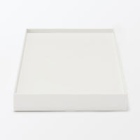 無印良品 再生ポリプロピレン入り ファイルボックス用フタ 幅１５ｃｍ用 ホワイトグレー 良品計画