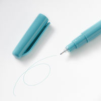 無印良品 水性サインペン 細字 さびあさぎ 1セット（1本×2） 良品計画