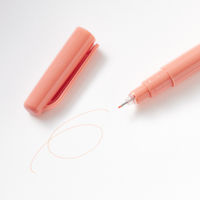 無印良品 水性サインペン 細字 あんずいろ 1セット（1本×10） 良品計画