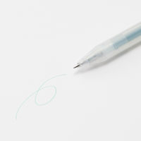 無印良品 さらさら描けるゲルインキボールペン ノック式 ０．３ｍｍ 緑 1セット（1本×3） 良品計画