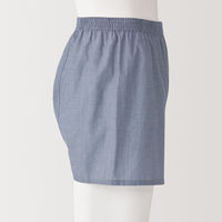 【メンズ】無印良品 紳士 なめらか 前開きトランクス 紳士Ｍ ライトネイビー 良品計画