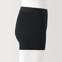 【メンズ】無印良品 紳士 なめらか 前開きボクサーパンツ 紳士Ｍ 黒 良品計画