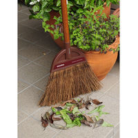 アズマ工業 名匠赤シダほうき長柄 1本　箒　ほうき